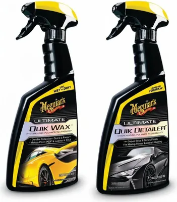 Produktbild von Meguiar's® Ultimate Quik Wax® 473 ml + Meguiar's® Ultimate Quik Detailer® 709 ml