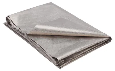 Faraday-Abschirmstoff 1 x 1,5 m, grau, Kupferfaser