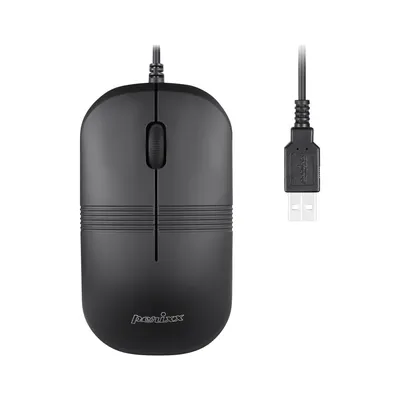 Produktbild von Perixx PERIMICE-503 B, wasserdichte Maus, USB kabelgebunden, schwarz