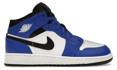 Produktbild von Jordan 1 Mid Game Royal White Black (GS) - EU 37.5