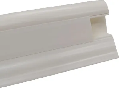 Zdjęcie produktu dla Listwa przypodłogowa SLK50 W117 Biała – listwa 2000 x 50 x 25 mm