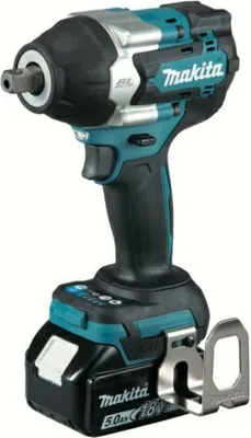 Zdjęcie produktu dla Makita DTW701RTJ, Sterownik udarowy, Uchwyt pistoletowy, 1/2", Uchwyt szybkomocujący, Czarny, Niebieski, Bezszczotkowy
