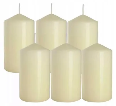 Obrázek produktu pro Bispol SW70/100-011 Parafínová svíčka válec Krémová 6 kusů