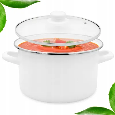Zdjęcie produktu dla Garnek emaliowany ¤22cm 4,6L SHAPE z pokrywką