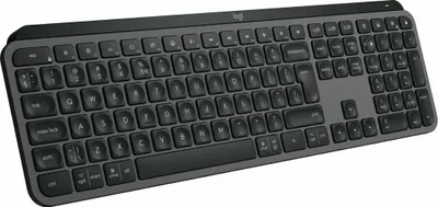 Zdjęcie produktu dla Logitech MX Keys S, Bezprzewodowy, Bluetooth, Przełącznik nożycowy, QWERTY, LED, Grafitowy