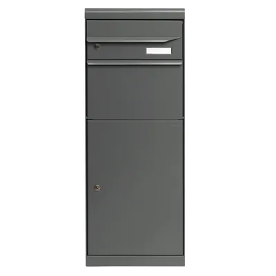Produktbild von MEFA Paketbriefkasten Maple 661 Basalt grau Postkasten mit Schloss Briefbox