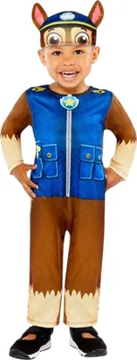 Immagine prodotto di Paw Patrol - Costume per bambino '" '"Chase"" BN6300 (92) (marrone/blu)