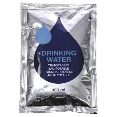 Produktbild von Trinkwasser, Emergency,Pack mit 5 x 100 ml  Beutel