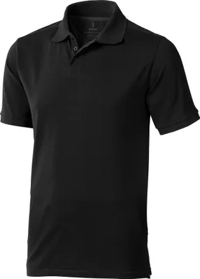 Produktbild von Elevate Herren Poloshirt Calgary, kurzärmlig PF1816 (M) (Schwarz)