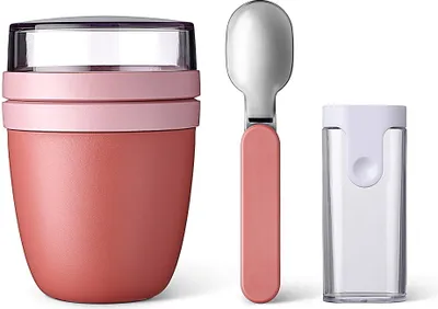 Produktbild von Mepal - Geschenk-Set Lunchpot und Faltbarer Löffel Ellipse - Vivid mauve