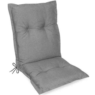 Produktbild von Herlag Niedriglehner-Stuhlauflage AVA Sun-Guard 103x50x9cm Silber Polster für Gartenstuhl extra dick UV- & Fleckschutz