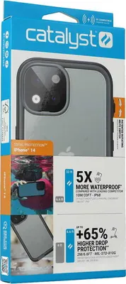 Produktbild von Catalyst iPhone 14 Wasserdichtes Case Stealth Black