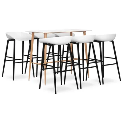 Image de Ensemble de bar 7 pcs Blanc