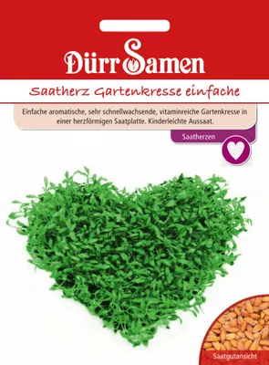 Produktbild von Kresse Saatherzen | Kressesamen von Dürr Samen