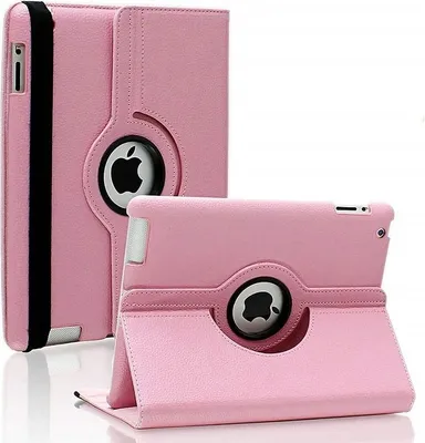 Immagine prodotto di Custodia per iPad MINI 1 / MINI 2 / MINI 3 - Cover protettiva Rosa Custodia girevole a 360° Protezione completa Formato verticale Formato orizzontale Chiusura elastica Phonillico®