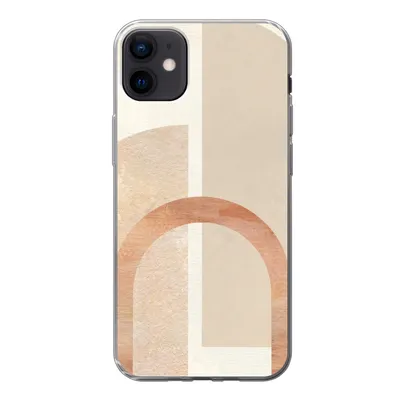 Produktbild von MuchoWow® Handyhülle Schutzhülle Hülle für iPhone 12 mini Marmor - Muster - Rosa Silikon Softcase Handy Hülle - Bild