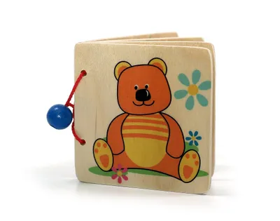 Produktbild von Holzspielzeug Bilderbuch Teddy BxLxH 110x15x90mm NEU