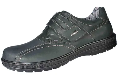 Produktbild von Jomos Herren Halbschuh Klettverschluss Echtleder SYMPATEX schwarz, Herren:50 EU