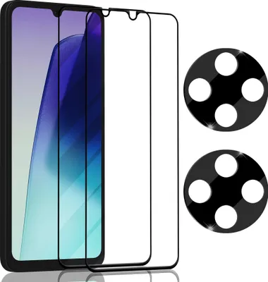 Produktbild von 2-Pack Xiaomi Redmi 14C Displayschutzfolie und 2-Pack Objektivschutz – gehärtetes Glas 9H – Sup-Qualität 3D