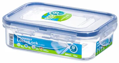 Produktbild von LocknLock CLASSIC Frischhaltedose | 360 ml | 15,1 x 10,8 x 4,5 cm | 100 % luft-