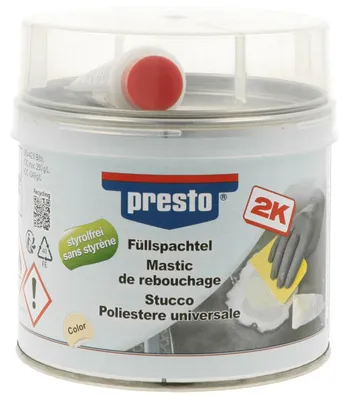 Produktbild von presto Füllspachtel, styrolfrei, braun, 1,00 KG