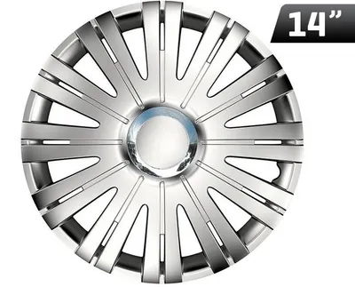 Obrázok produktu pre Kryty kolies Active RC strieborné 14", 4 ks.