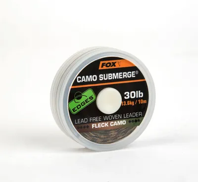 Zdjęcie produktu dla Fox Linka przyponowa Edges Submerge Fleck Camo Leader 40 lb, 10 m
