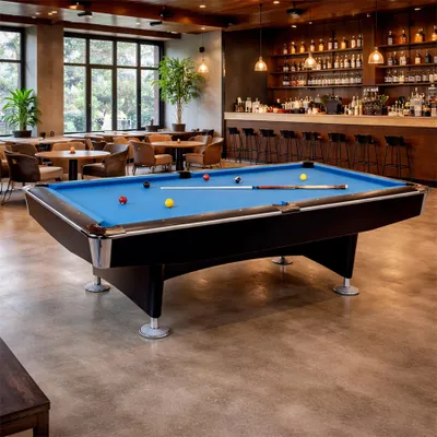 Produktbild von Poolbillardtisch Clubmaster 9ft schwarz