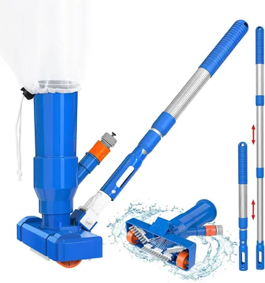 Produktbild von Poolreinigungs- und Saugset, geeignet fš¹r Planschbecken, Whirlpools, Schwimmbecken, Spa-Pools und Landschaftspools.