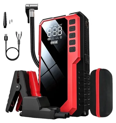 Image de Démarreur de secours, batterie externe de 12000 mAh, courant de pointe de 3600 A, modèle CYD17