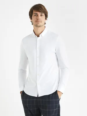 Produktbild von Celio Weißes Herrenhemd Bapik XXL