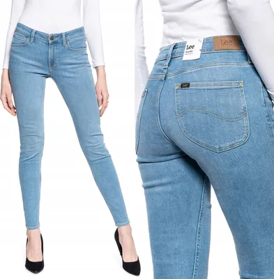 Produktbild von LEE, Damen Jeanshose, Skinny fit, SCARLETT, W28 L33, Blau, Jeans, baggyjeans, buggy