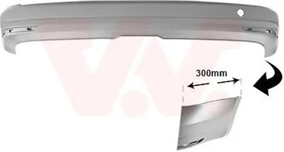 Produktbild von VAN WEZEL Heckstoßstange Stoßfänger Hinten für VW CADDY IV Kombi (SAB, SAJ) CADDY IV Kasten (SAA, SAH) CADDY ALLTRACK Kombi (SAB)