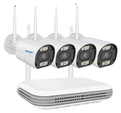 Obrázek produktu pro Bezdrátový CCTV systém, HD kvalita videa, inteligentní funkce rozpoznávání, 8CH NVR 4 kamery 5MP, bez