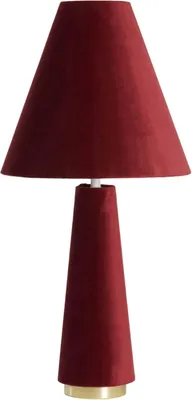 Produktbild von Light & Living - Tischleuchte Devia - Rot - Ø30x61cm Tischlampe - Nachttischlampe, Wohnzimmer, Schlafzimmer