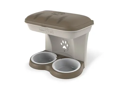 Produktbild von Bama Pet Hondenvoederbak 48x27x42 cm Taupe