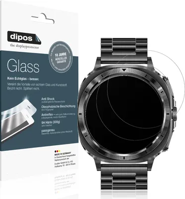 Produktbild von 2x Schutzfolie für Fohatu ET492 matt - Anti-Shock 9H Folie dipos Glass Kunststoffglas
