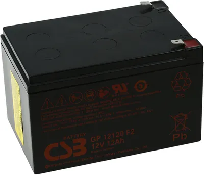 Image de CSB Batterie de secours au plomb GP 12120 F2 12V 12Ah