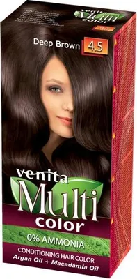 Zdjęcie produktu dla Venita Multi Farba Do Koloryzacji Włosów 4.5 Głęboki Brąz