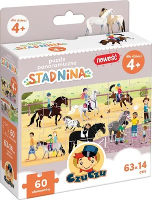 Produktbild von CzuCzu Puzzle Panoramarätsel Pferdegestüt