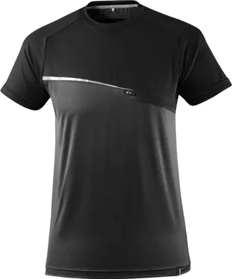 Obrázok produktu pre MASCOT 17782-945-09, Tričko, Dospelý, Samec, Čierna, 3XL, Elastan, Polyester