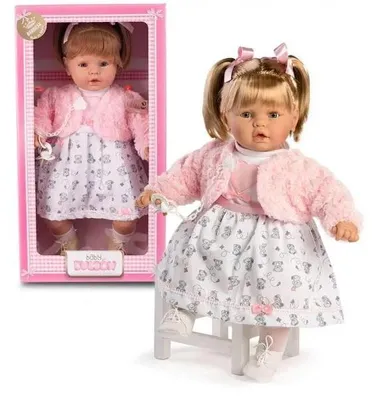 Immagine prodotto di Bambola spagnola "Bambina con i pony" 64 cm - Berbesa