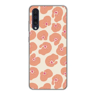 Produktbild von MuchoWow® Handyhülle Schutzhülle Hülle für Samsung Galaxy A30s Blume - Muster - Abstrakt Silikon Softcase Handy Hülle - Karteninhaber