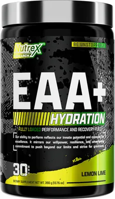 Produktbild von Nutrex Research EAA+ Hydration (30 serv) Lemon Lime - Aminosäuren - EAA