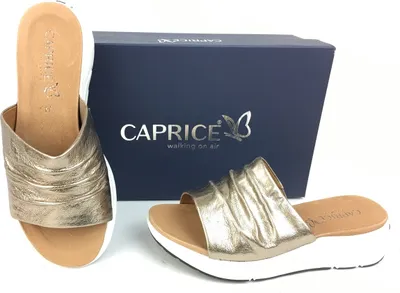Produktbild von Caprice Woms Slides Damen Pantolette in Metallic, Größe 36