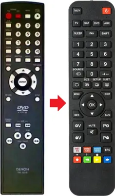 Produktbild von Fernbedienung geeignet für DENON RC-1018