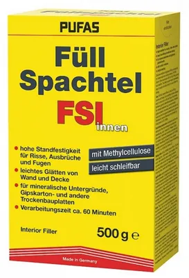 Produktbild von Pufas Füllspachtel innen 500g 3001000
