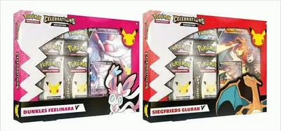 Produktbild von Pokemon Sammelkarten Celebrations Kollektion - Siegfrieds Glurak V - German