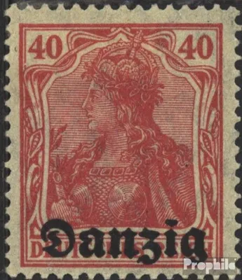 Produktbild von Briefmarken Danzig 1920 Mi 6  gestempelt Germania-Aufdruck
