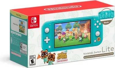 Produktbild von Nintendo Switch Lite + Animal Crossing New Horizons Grün One Size / EU Plug 220V Grün One Size